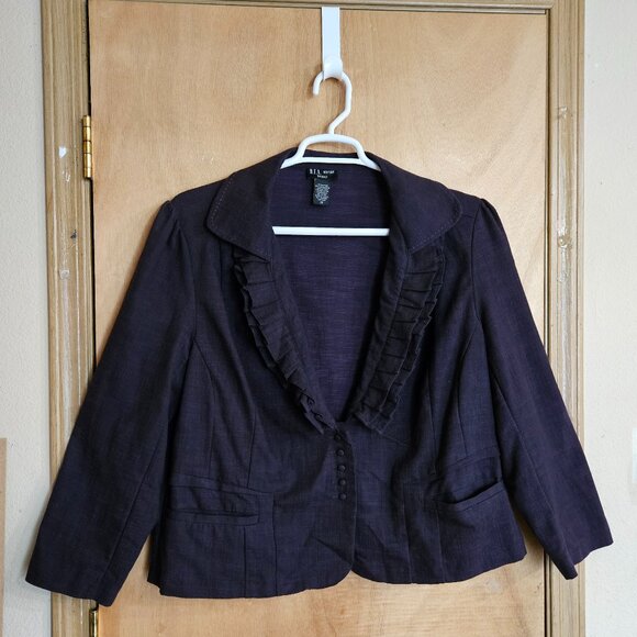 DFA New York Blazer 1X Woman Purple - Picture 1 of 7